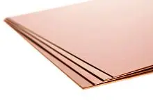 Лист медный 6х600х1500 мяг, марка М1 купить Краснодар
